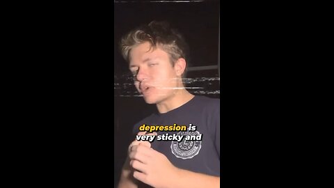 Depression is very sticky