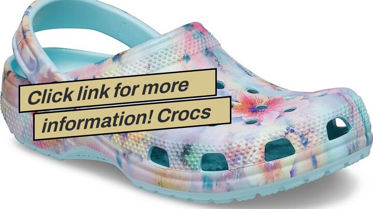 Click link for more information! Crocs Unisex-Adult Classic Printed Floral Clogs