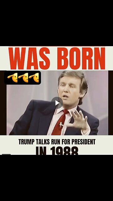 TRUMP IN '88 - IF I RAN FOR PRESIDENT I WOULD WIN...