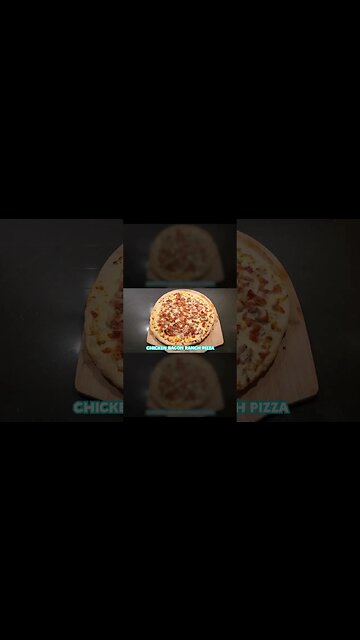 Chicken Bacon Ranch Pizza (Weirdoughs) #shorts