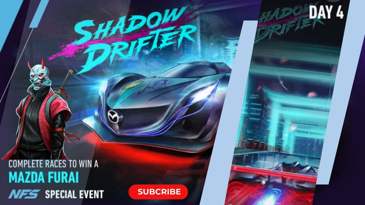 Need for Speed No Limits - Shadow Drifter | Special Event | 2008 Mazda Furai | Day 4