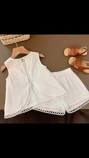 SALE!! 2024 Summer Children Baby Girl 2PC Clothes Set