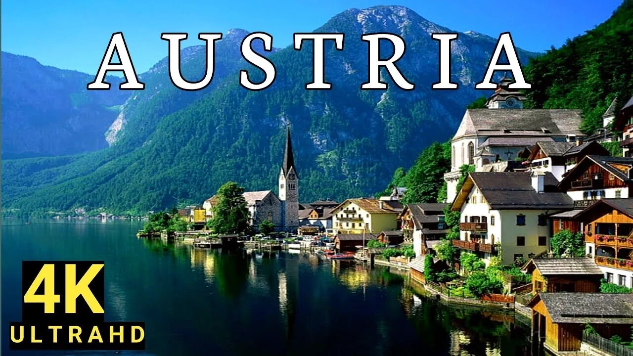 AUSTRIA NATURE 4K ! Music For Studying,4K Video. Beautiful places of Austria. Just Relaxing