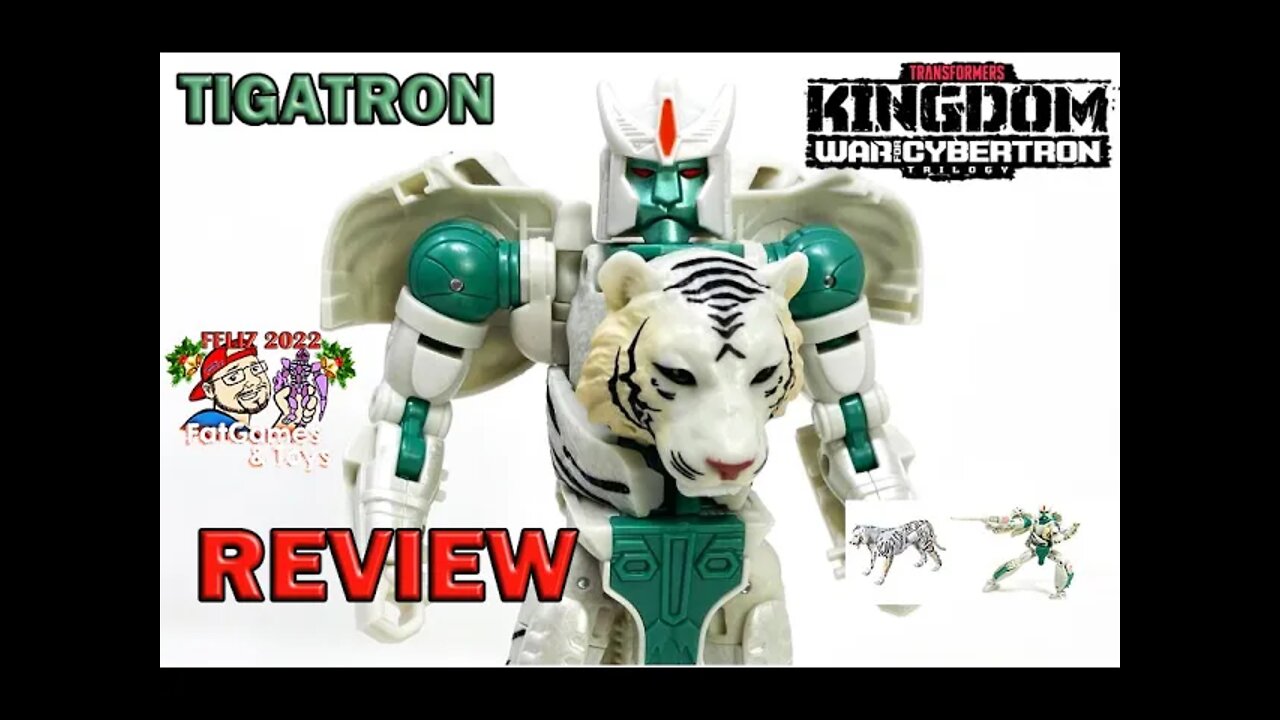 Transformers Kingdom WFC Voyager Class Tigatron Review