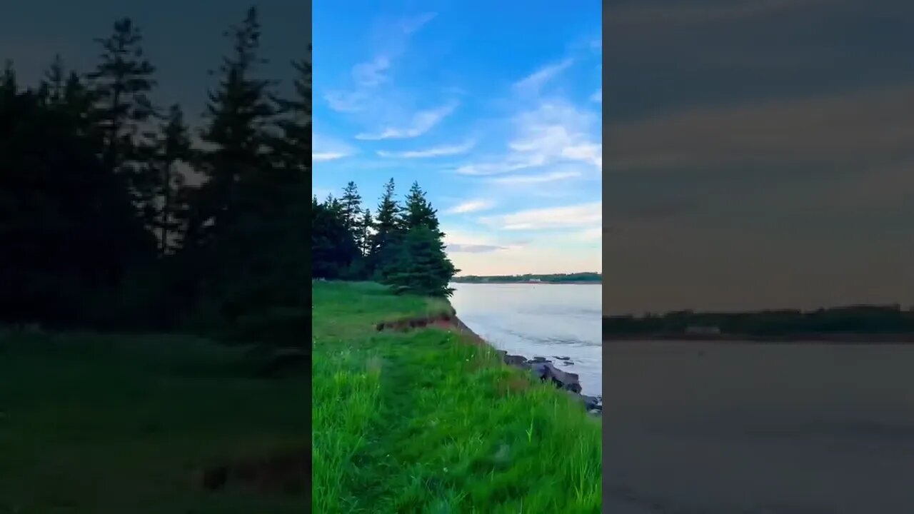 Lighthouse and the sea in Canada