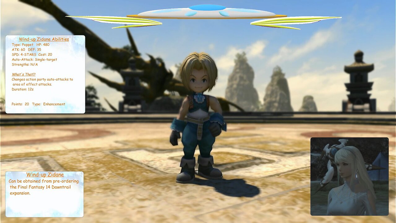 Final Fantasy 14: Endwalker, Wind-Up Zidane Minion