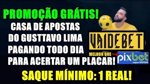 Aprenda a ganhar até 22 reais por dia acertando um placar no VaiDeBet - SITE SEMELHANTE AO PIXBET