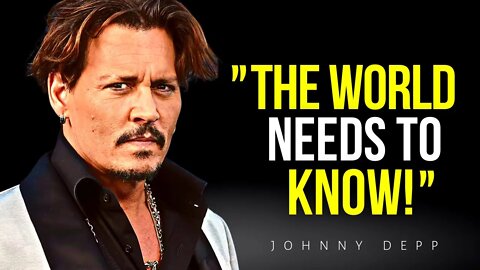 Johnny Depp Motivational Video - His Emotional Speech Will Leave You SPEECHLESS