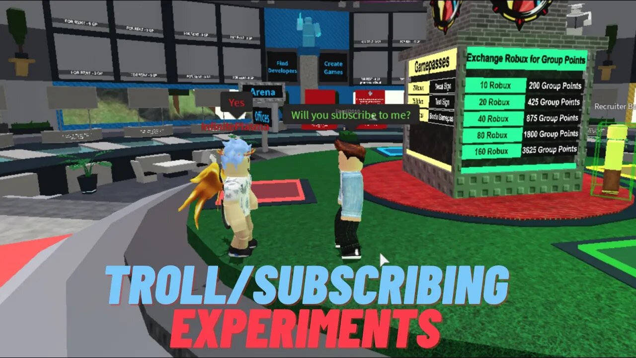 TROLLING AND SUBSCRIBING EXPERIMENT