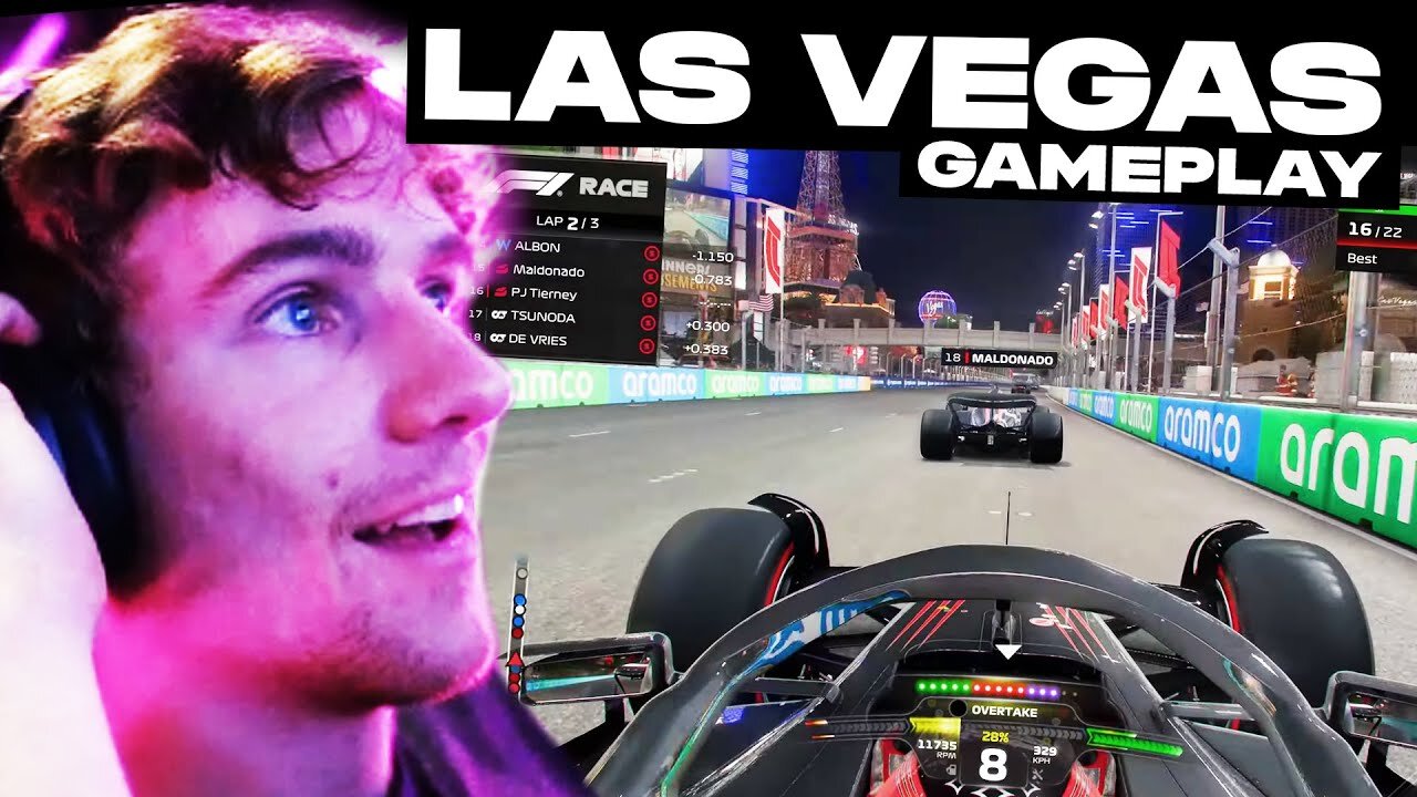 Reacting To Las Vegas In F1 23