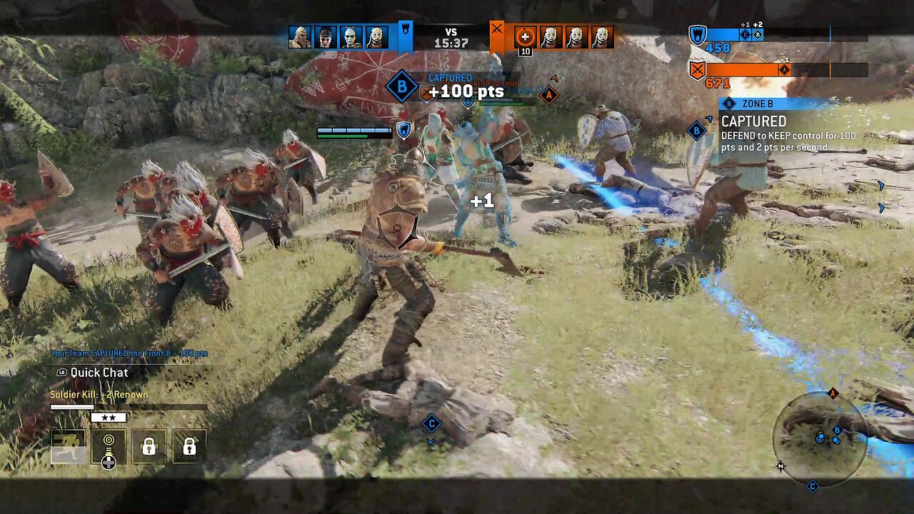 Battle 16 For Honor High Fort Domination Defending as Raider