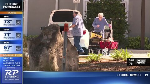 Broken sprinkler line displaces nearly 100 seniors from Port Richey apartment complex