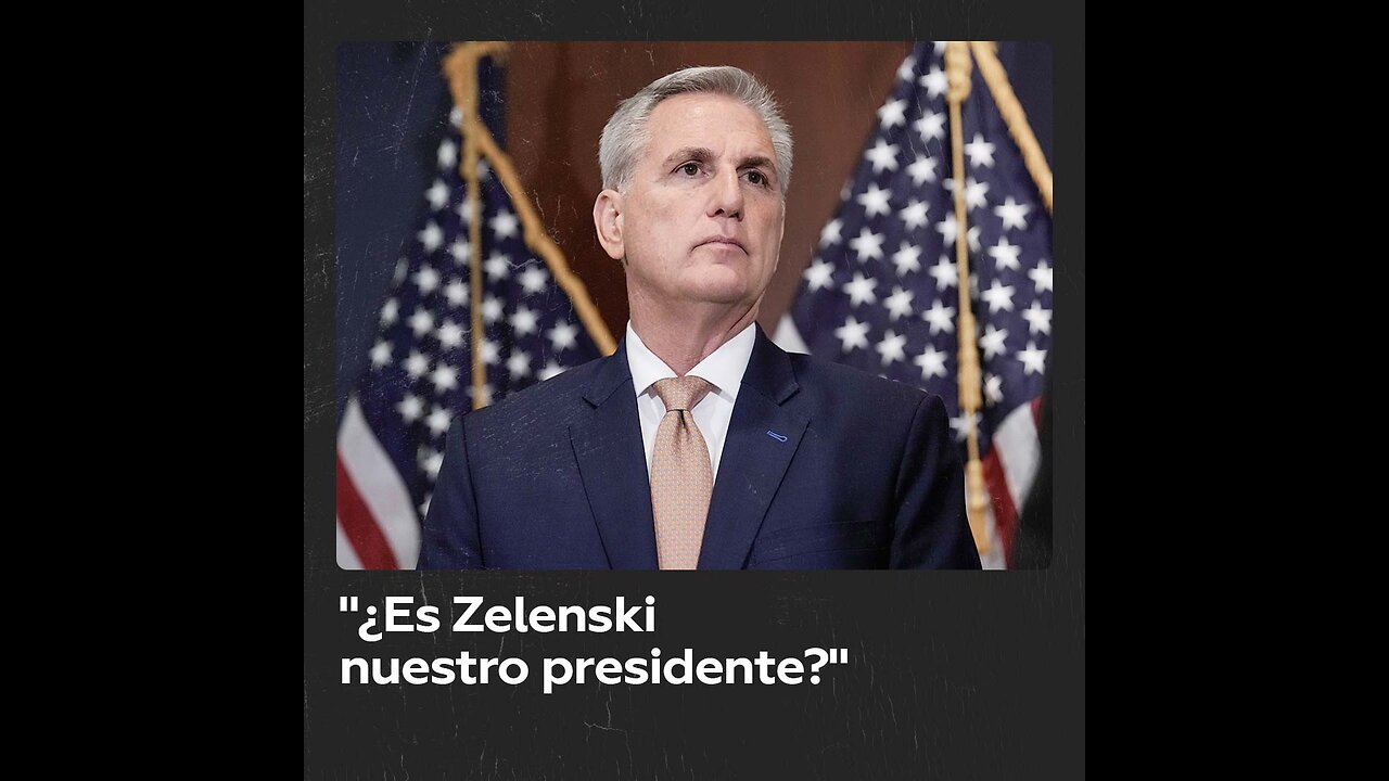 Líder republicano estadounidense se niega a garantizar un nuevo paquete de ayuda para Ucrania