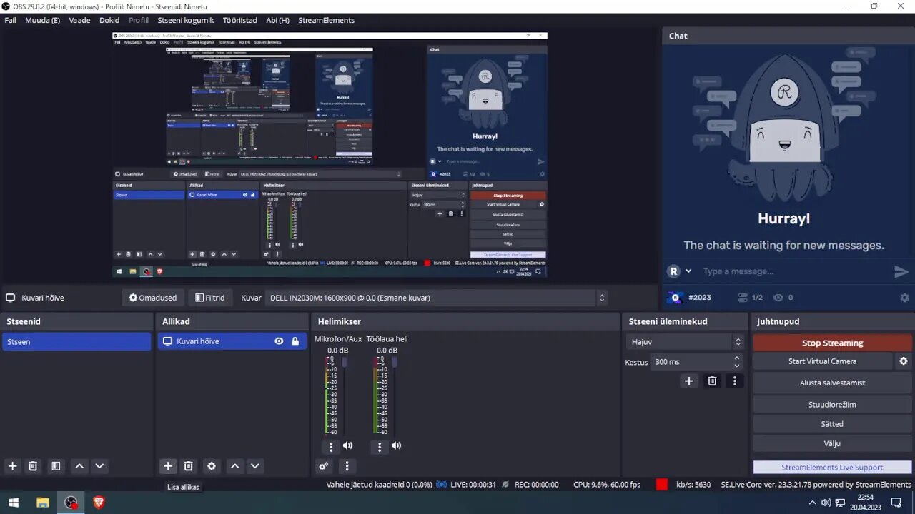 Multistreaming with Restream.io