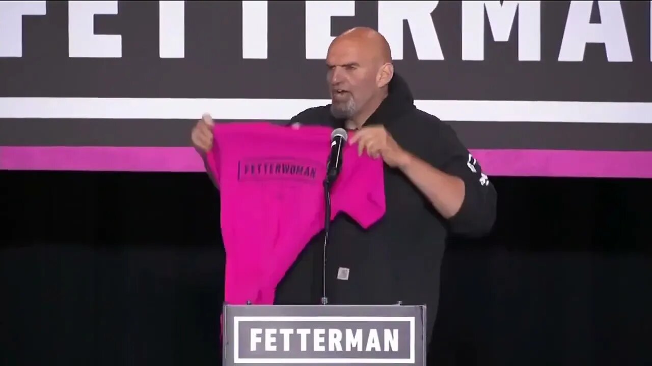 CRINGE: Pennsylvania Democrat John Fetterman Introduces Himself As “John FetterWOMAN”