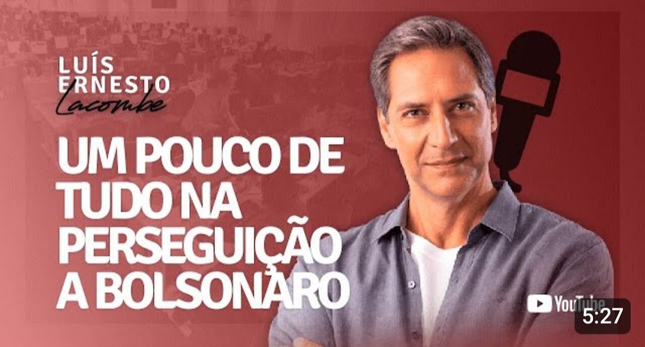 IN BRAZIL A LITTLE OF EVERYTHING IN THE RELENTLESS PERSECUTION OF BOLSONARO...THEY DON'T GIVE UP