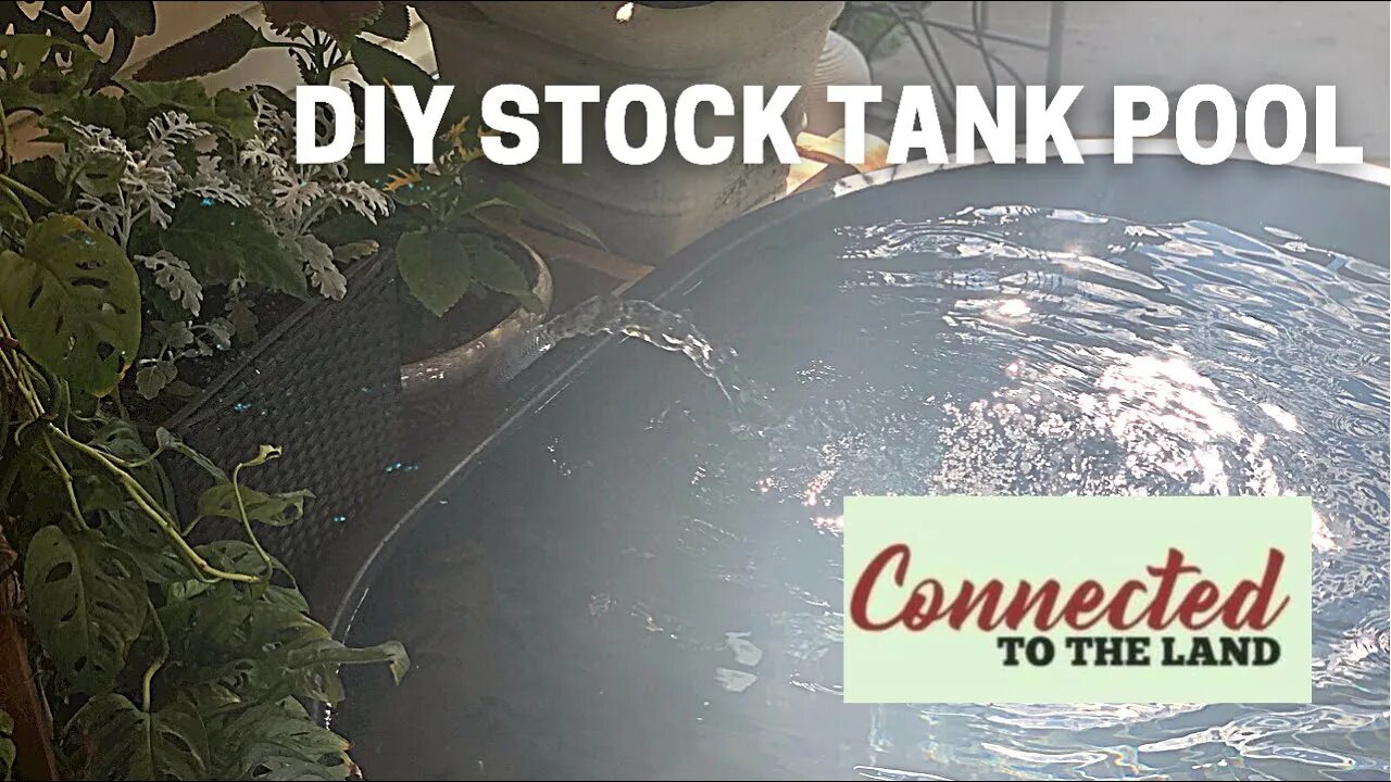 DIY Stock Tank Pool | Gardening in Canada 🇨🇦