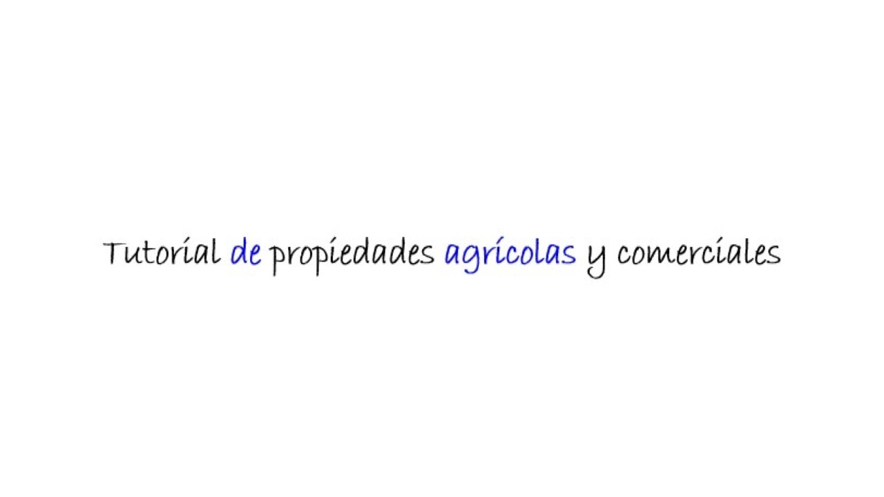 Web - Farm & Fishing Related Property - Spanish