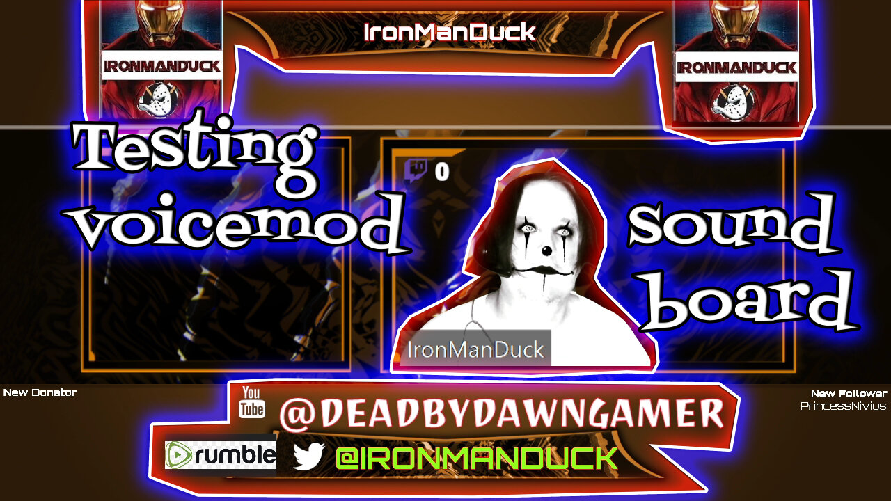 testing out voice mod and sound board to terrorize my friend SoulReape949