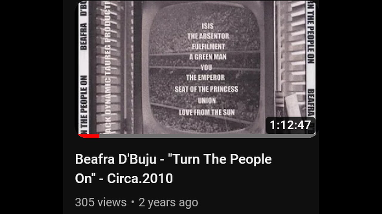 Beafra D'Buju - ''Turn The People On'' - Circa.2010