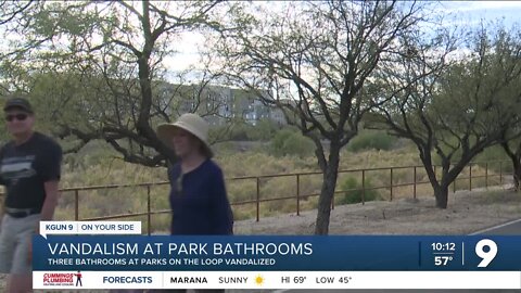 Three of Pima County's parks on the Loop vandalized