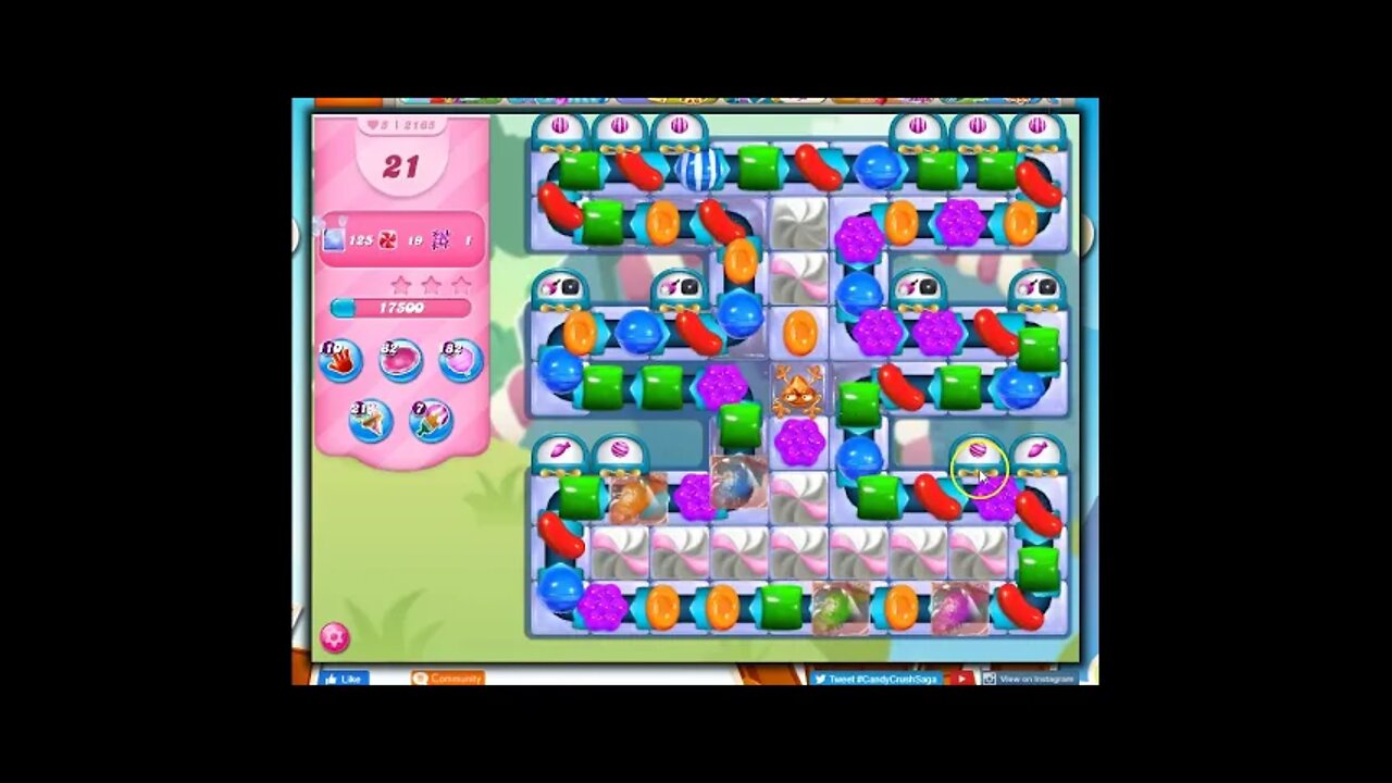 Candy Crush Level 2165 Talkthrough, 25 Moves 0 Boosters ... New Candy Frog Order!!!