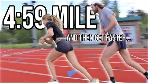 4:59 MILE TO START THE WORKOUT // Day in the life // Allie Ostrander