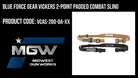 Blue Force Gear Vickers 2-Point Padded Combat Sling - VCAS-200-OA-XX