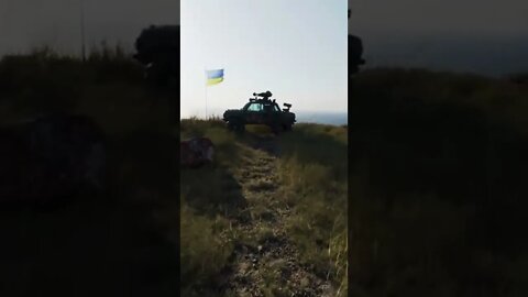 🇺🇦GraphicWar18+🔥"Ukraine Flag" Black Sea Sunset Proud Ukraine - Ukraine Armed Forces(ZSU) #shorts