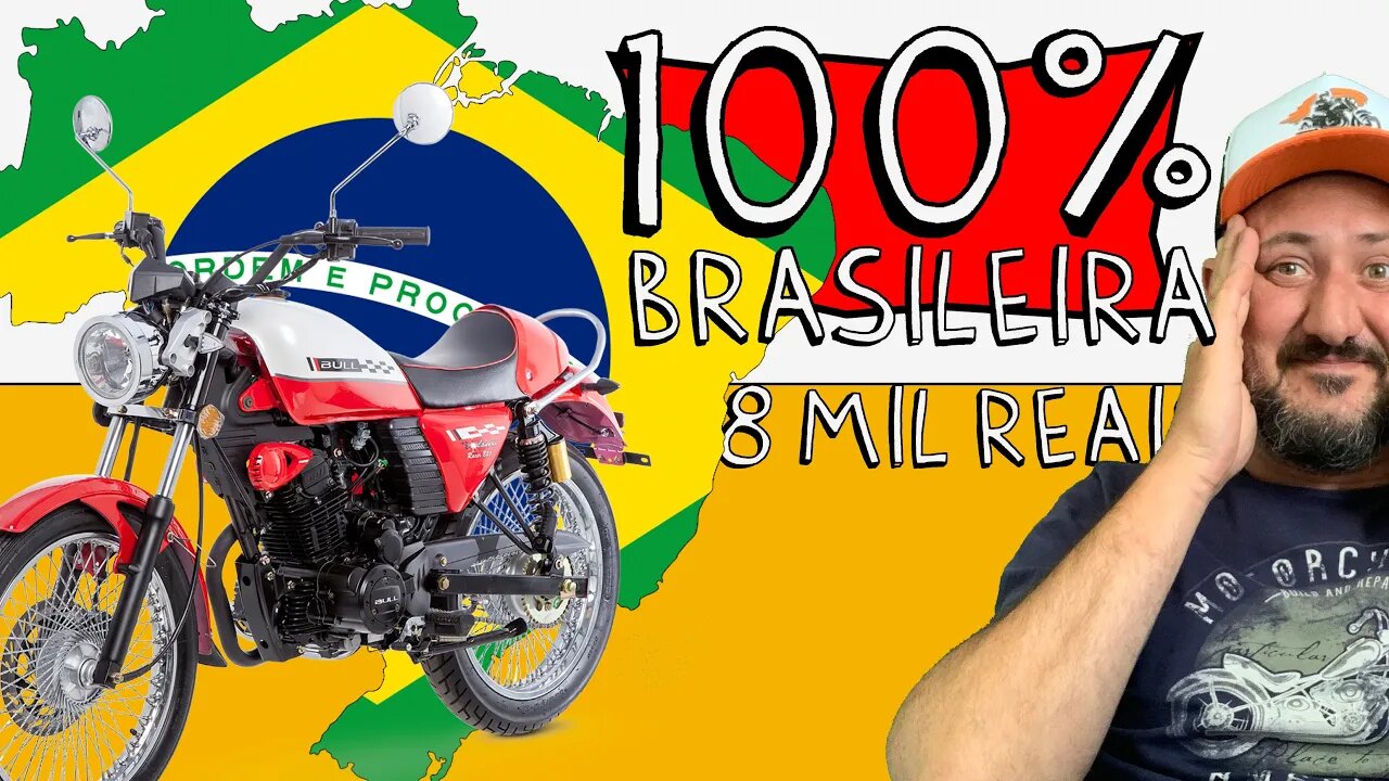 ACORDA PAPAI… MOTO clássica 100% BRASILEIRA a MENOS de 8 mil e VC NÃO SABIA?