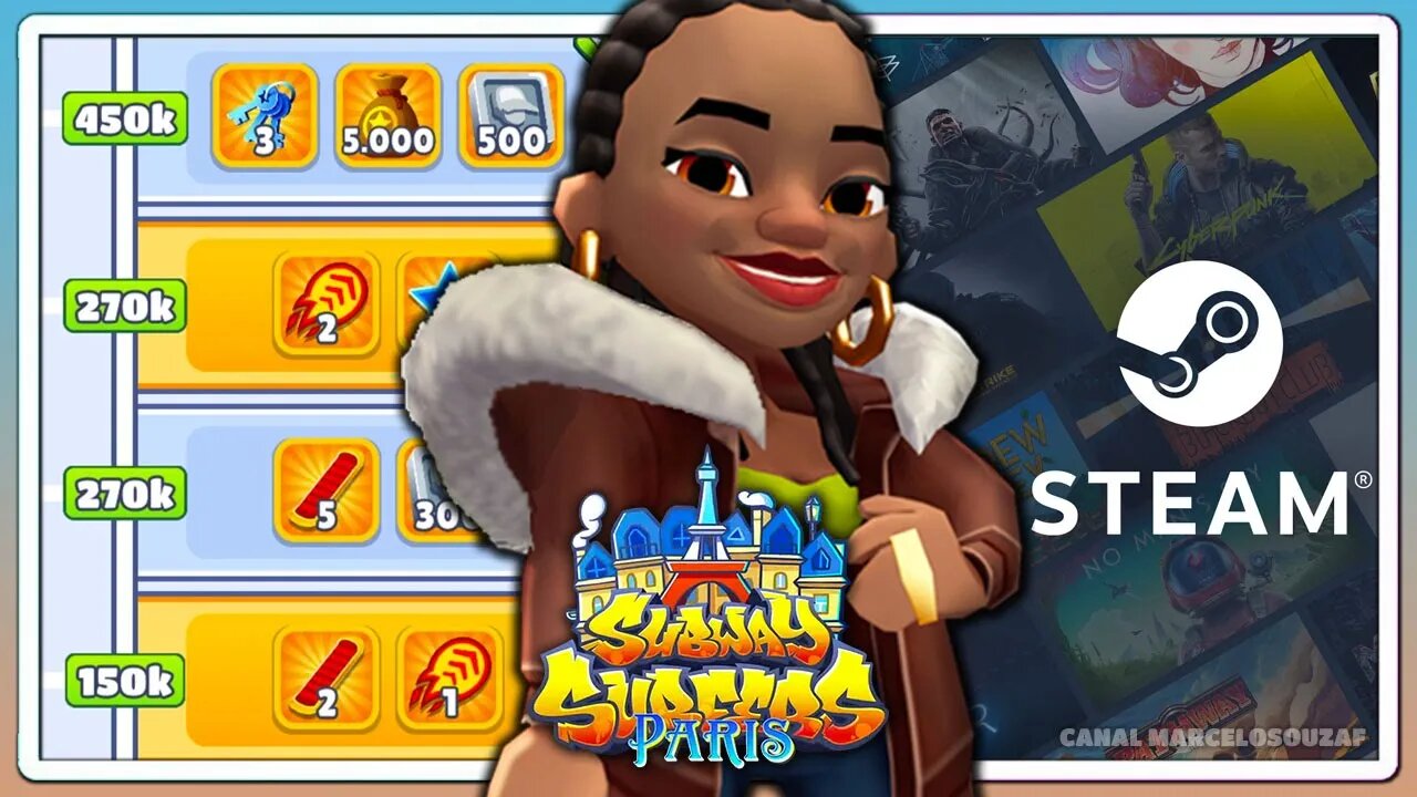 Subway Surfers Paris 2021 | 9 Mil Jogos Novos na Steam 2020 | Recorde com Lana