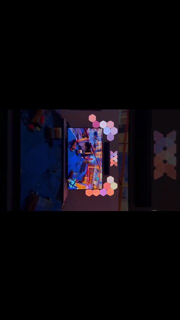 Spider-Man on an LG C1! #gaming #ps5 #gamingsetup #nanoleaf #spiderman #playstation