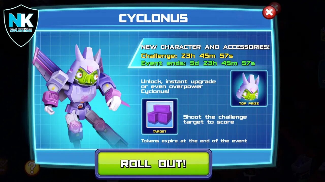 Angry Birds Transformers 2.0 - Cyclonus - Day 1 - Featuring Cyclonus