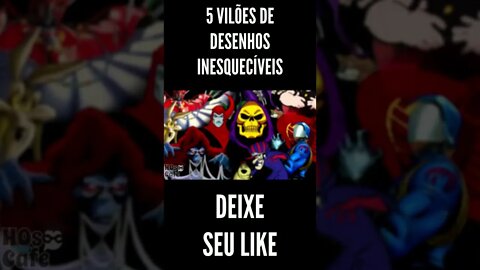 5 Vilões de Desenhos Inesquecíveis | SHORTS