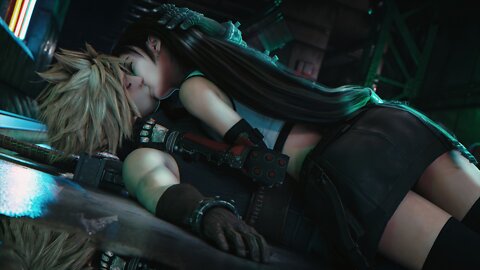 FINAL FANTASY 7 REMAKE All Tifa and Cloud Flirting Scenes