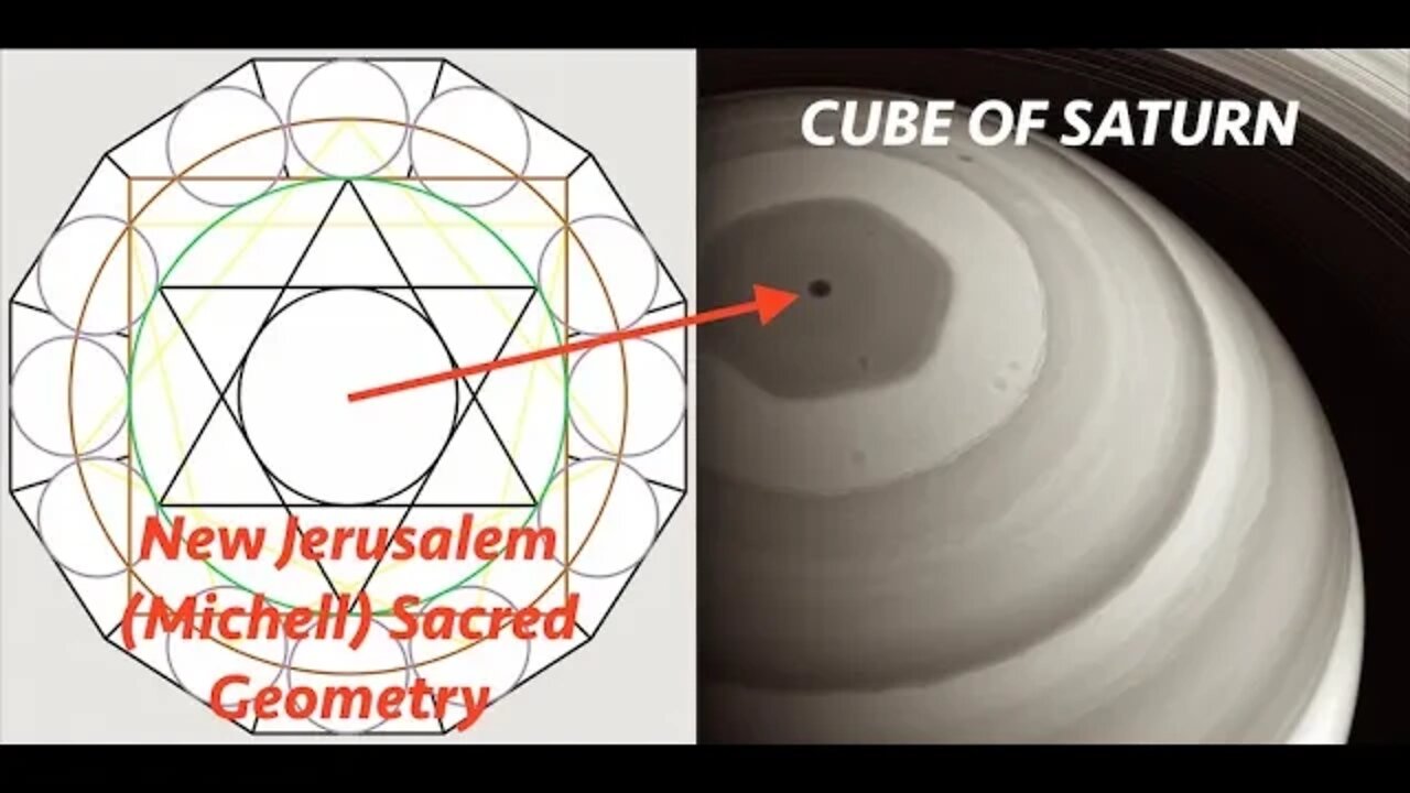 The Cube of Saturn is the New Jerusalem in Revelation, Remote Viewing Ringmakers of Saturn