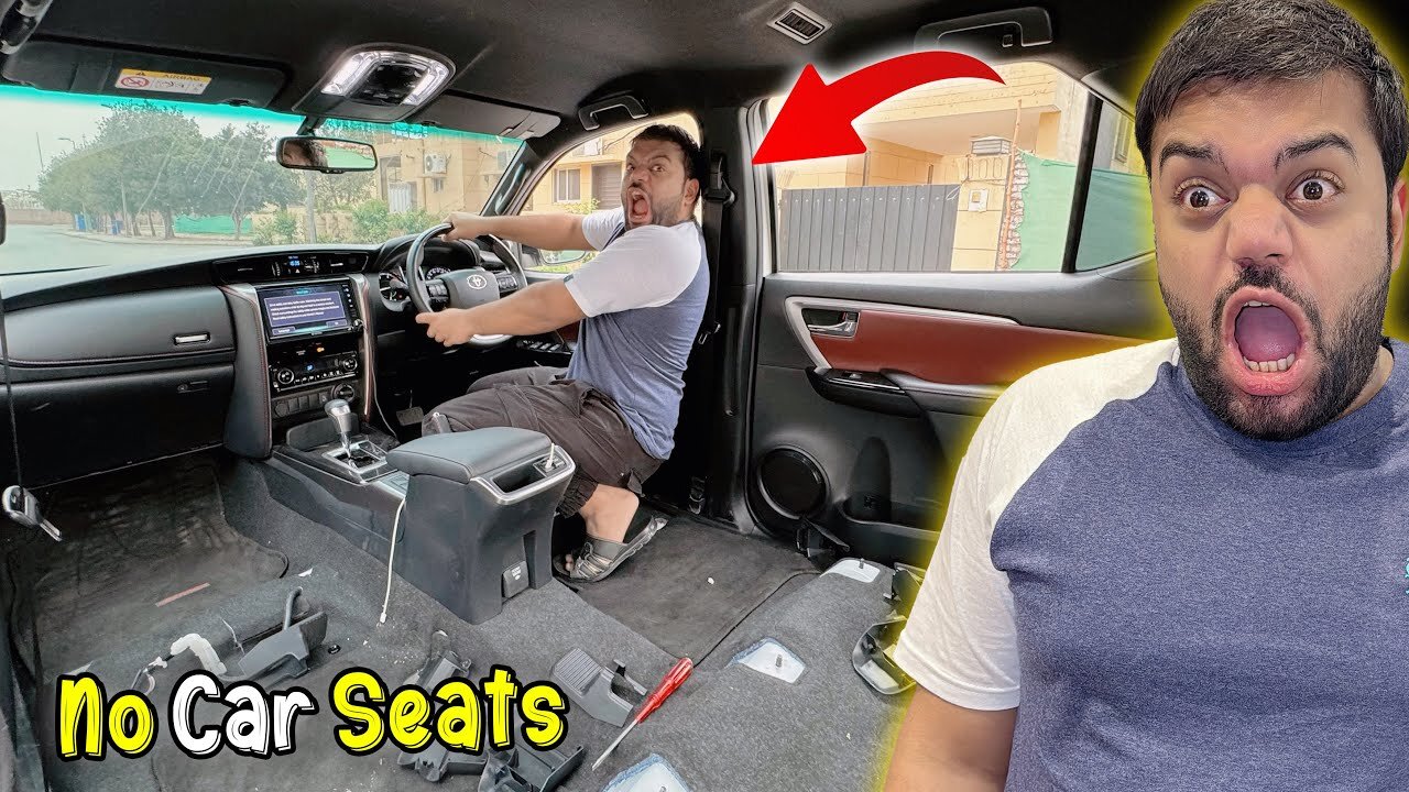 Gari Ki Seats Utar Ke Gari Chalai 😱 | Please Yeh Ghar Par Try Mat Karna 🙏🏼
