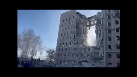 MYKOLAIV STATE BUILDING BOMBED! RUSSIA UKRAINE WAR!!
