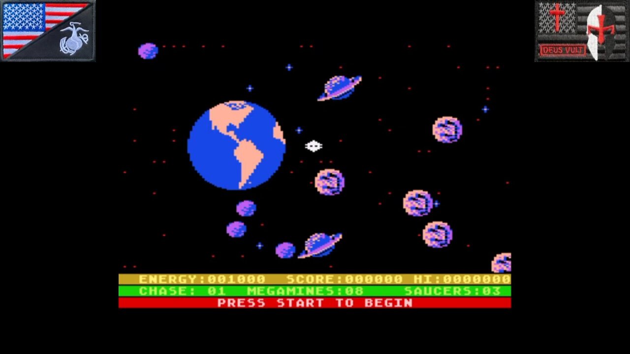 Astro Chase (Atari 5200 - Attract Mode) [NA Only]