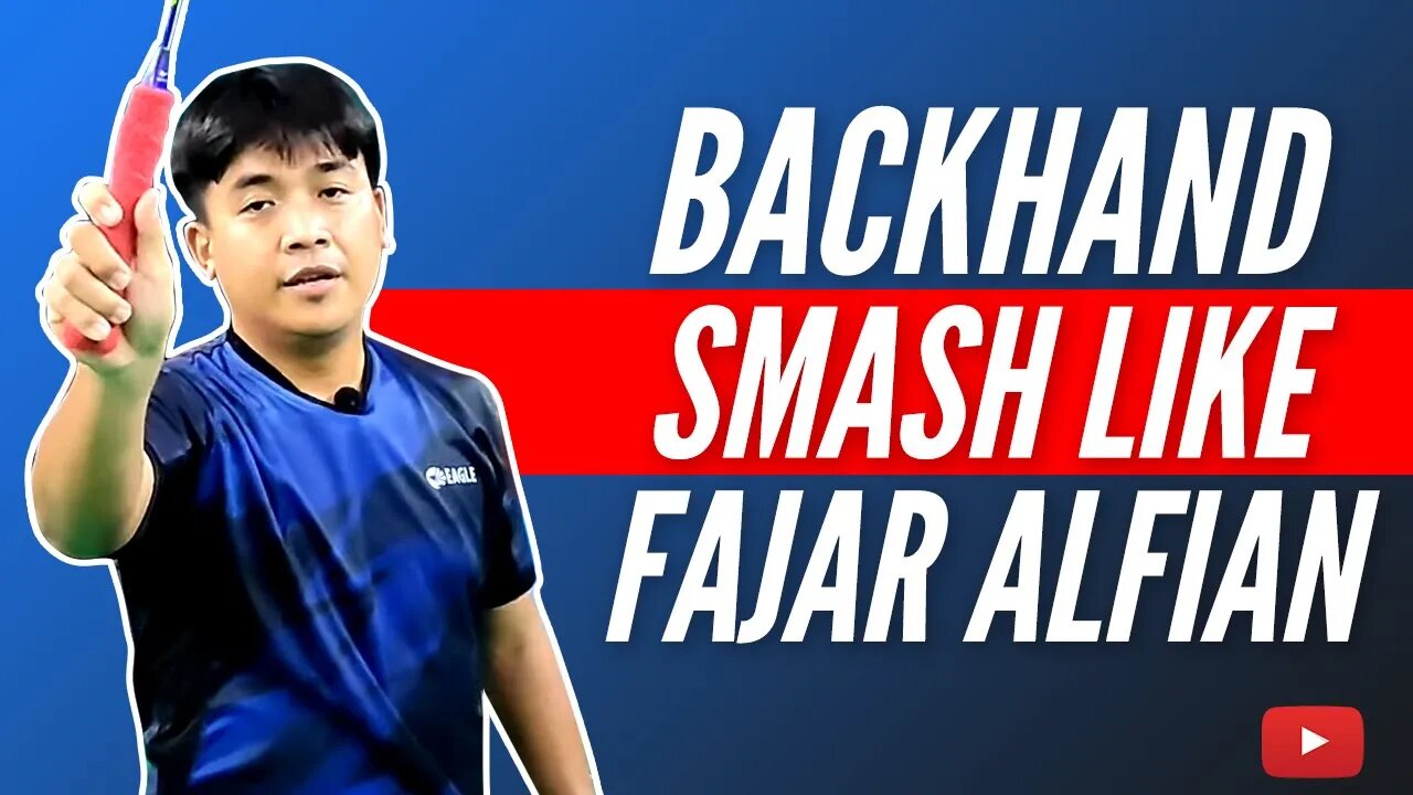 Backhand Smash like Fajar Alfian featuring Fikri fazrin (Eng Subs) #badminton #bulutangkis