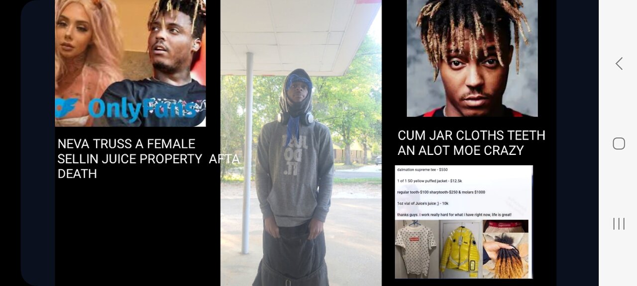 JUICE WRLD EXGIRLFRIEND IS SICC FO DIS SELLIN HIS STUFF ON ONLYFANS C*M JAIR TOOTHS AN MOE💪🏾🔵