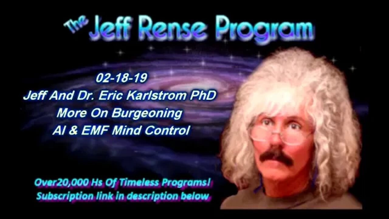 Gang stalking : Jeff And Dr Eric Karlstrom PhD More On Burgeoning AI & EMF Mind Control