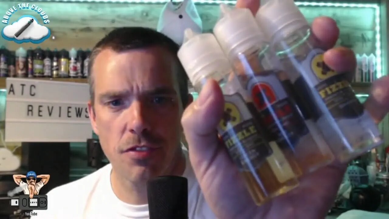 Fizzle, (Green energy, red energy and shandy)