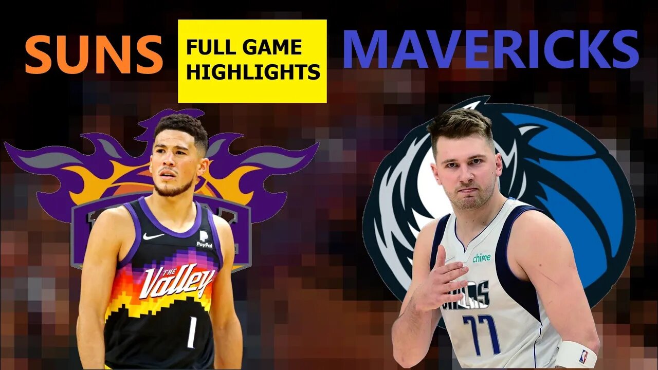 PHOENIX SUNS AT DALLAS MAVERICKS GAME 4 FULL GAME HIGHLIGHTS