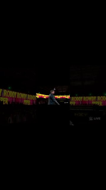 WWE 2k22 Rowdy Roddy Piper Entrance #shorts