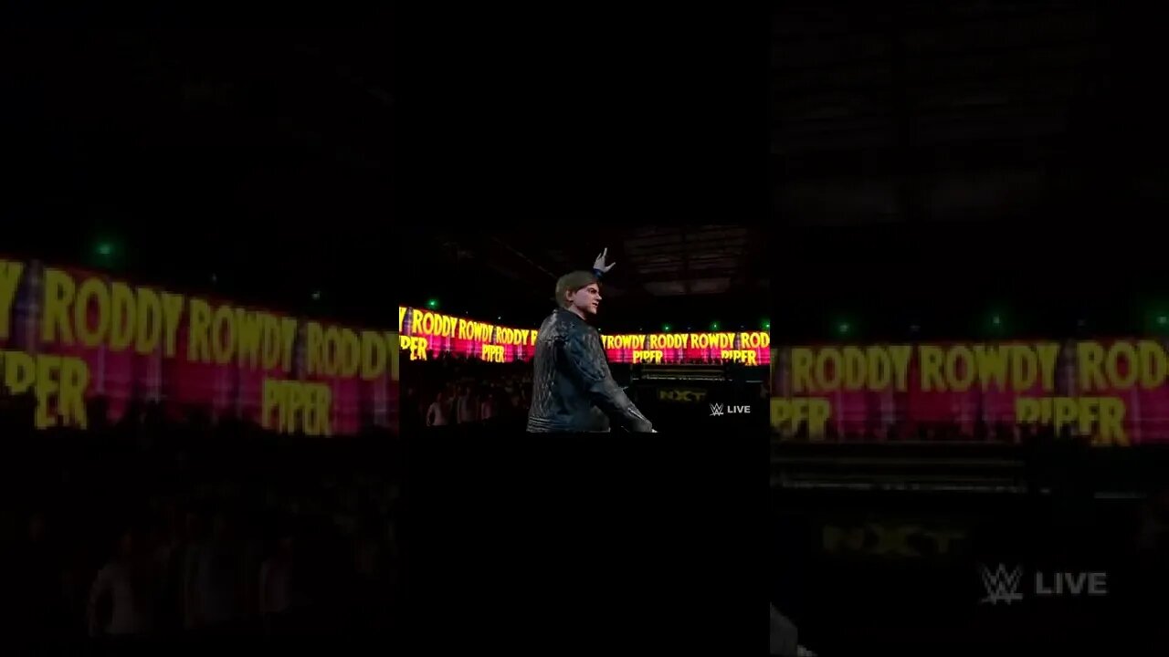 WWE 2k22 Rowdy Roddy Piper Entrance #shorts