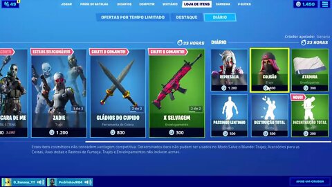 FORTNITE - AO VIVO + Nova Loja