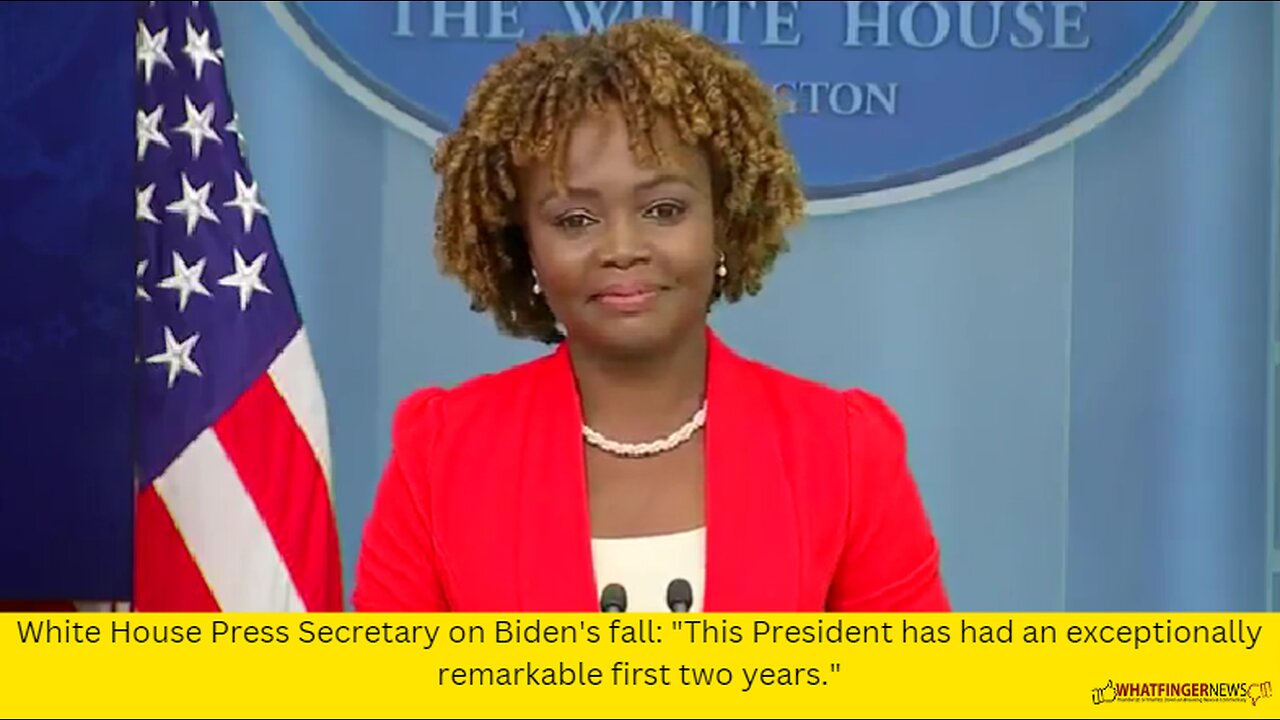 White House Press Secretary on Biden's fall: "This President has had an exceptionally