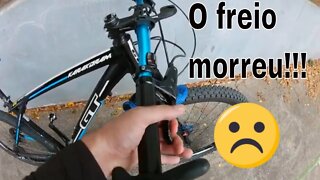 O freio da bike morreu e agora?