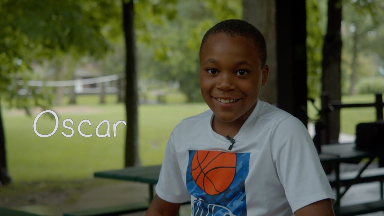9-year-old Oscar dreams of riding bikes and playing games with his adoptive parents